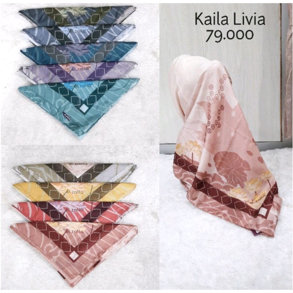 ELZATTA KERUDUNG SEGI EMPAT TERBARU 2022 KAILA LIVIA ELZATTA/ ELZATTA HIJAB JILBAB KERUDUNG SEGI EMP