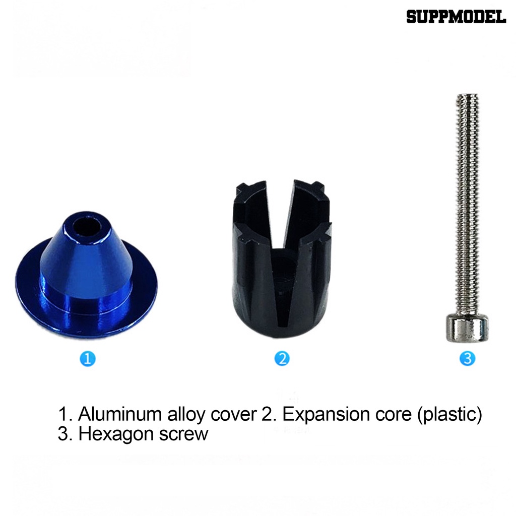 2pcs Tutup Ujung Stang Sepeda Gunung MTB Bahan Aluminum Alloy