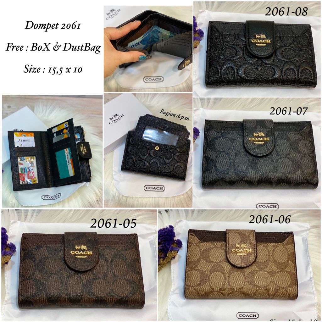 Dompet Kartu Kancing Import 166