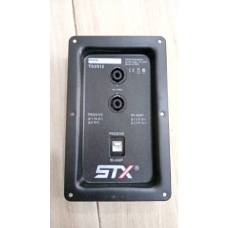 plat speakon spikon besi stx with passive b1-amp