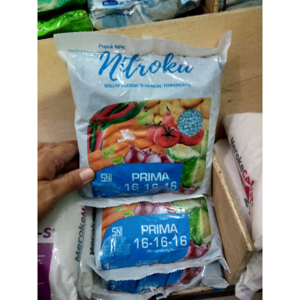 Pupuk NPK Nitroku Pupuk Kujang Repacking 100 gram
