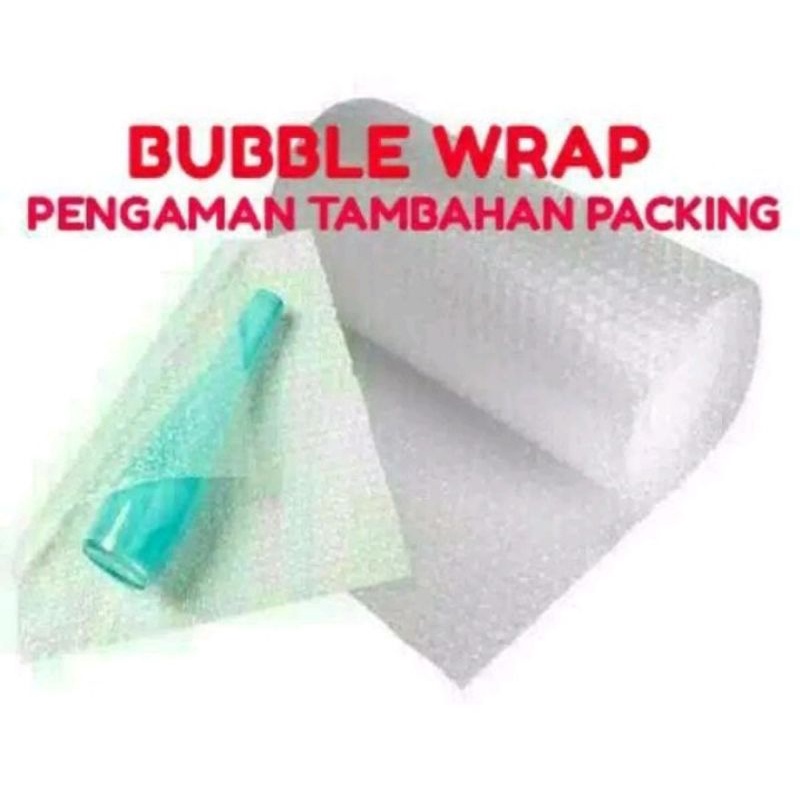 

tambahan packing aman bubble wrap