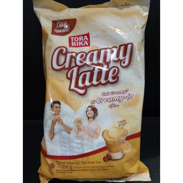 

Torabika kopi instant Creamy latte 10x25g