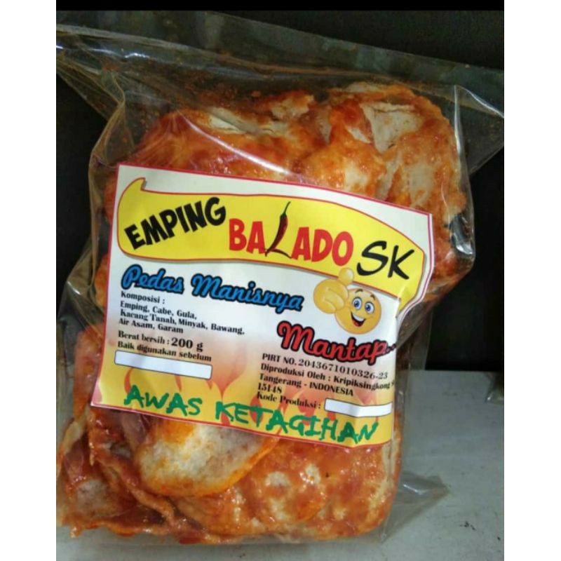 

emping balado 200gr