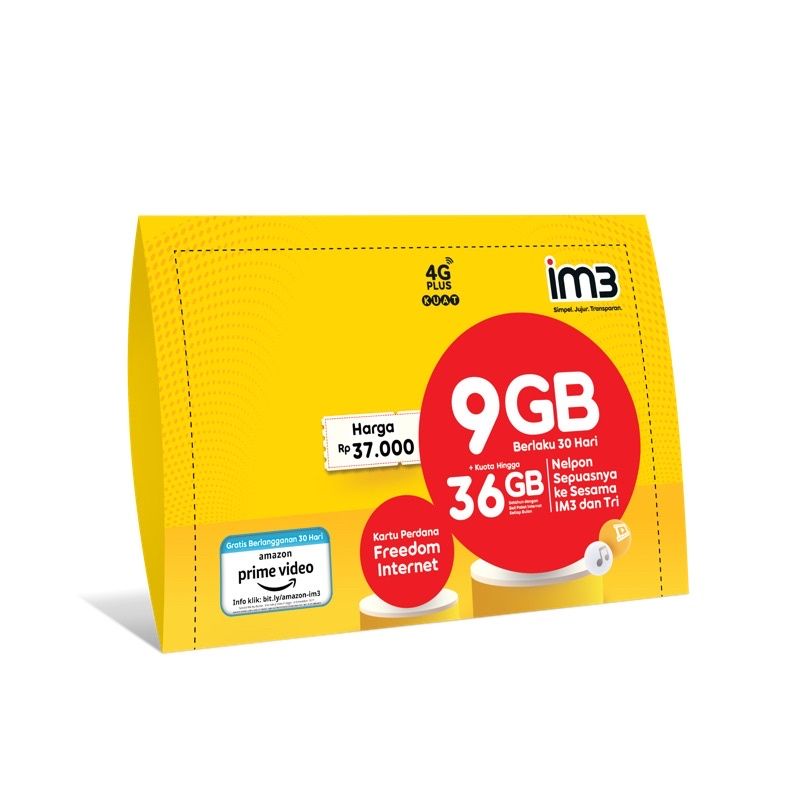 Kartu Perdana Indosat 8gb dan 9gb ON
