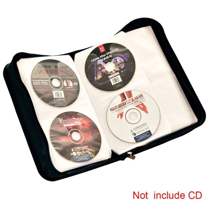

TASTEMPAT- TEMPAT PENYIMPANAN TAS KASET DISC 80 KEPING MOTIF BUBBLE - BIRU -TEMPAT-TAS.