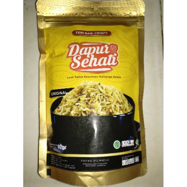 

TERI NASI CRISPY DAPUR SEHATI