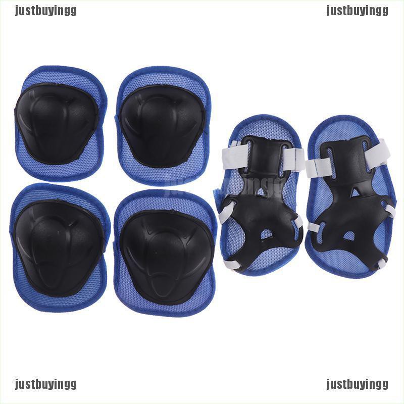 JB✪ 6PCs/Set Children Knee Elbow pads Sets Bicycle Skateboard Wrist Knee Protector