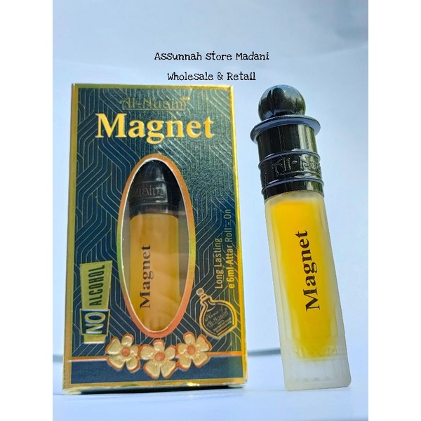 Al nuaim PARFUME MAGNET 6ml & 3 ml minyak wangi Oudh, Parfum India , Parfum impor , white Oudh, Parf