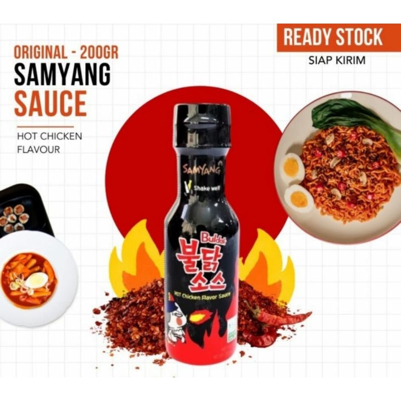 

Samyang Sauce Hot Chicken Flavour Asli Korea Halal 200 gr Shake Well