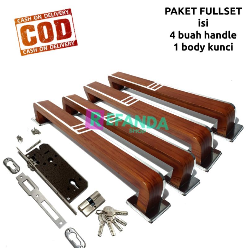 2set gagang handle tarikan pegangan handle pintu rumah minimalis daun pintu 2/pintu depan