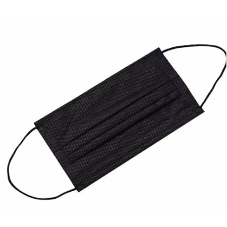 Masker 3 Ply Hitam Satuan / Ecer