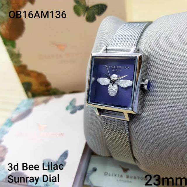 Jam tangan wanita Olivia Burton 3D BEE LILAC