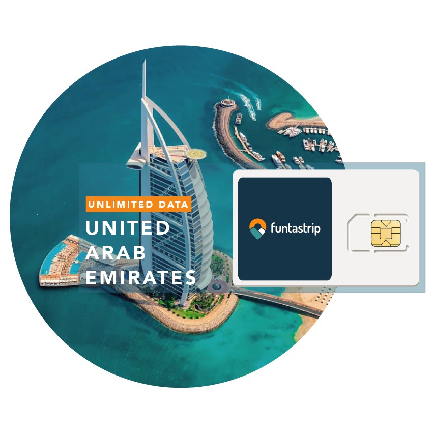 Jual Sim Card Uae United Arab Emirates Unlimited Data- Fup 500Mb/ Hari  (Kartu Perdana Dubai Abu Dhabi) Indonesia|Shopee Indonesia