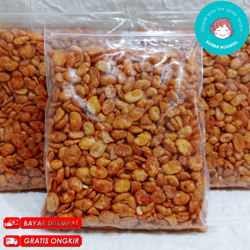 

Kacang Koro Bogor Pedas | Snack Kiloan Cemilan Camilan Makanan Ringan