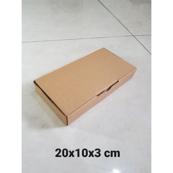 

Kardus Box uk. 20x10x3 cm Kotak Karton Die Cut