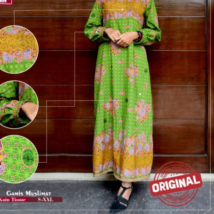 (adsm-30) Baju Seragam Dewasa Batik Muslimat NU Setelan Bawah dan atas Bahan Katun Adem Enak di Paka