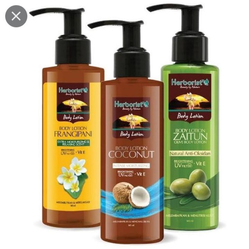 Herborist body lotion