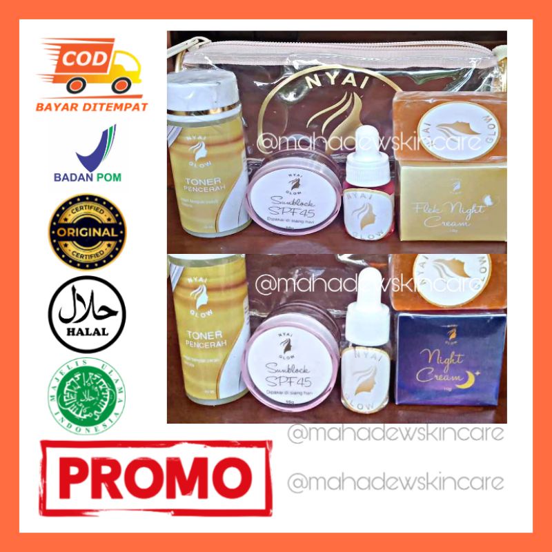 NYAI GLOW SKINCARE KEMASAN TERBARU MURAH ORIGINAL BISA COD