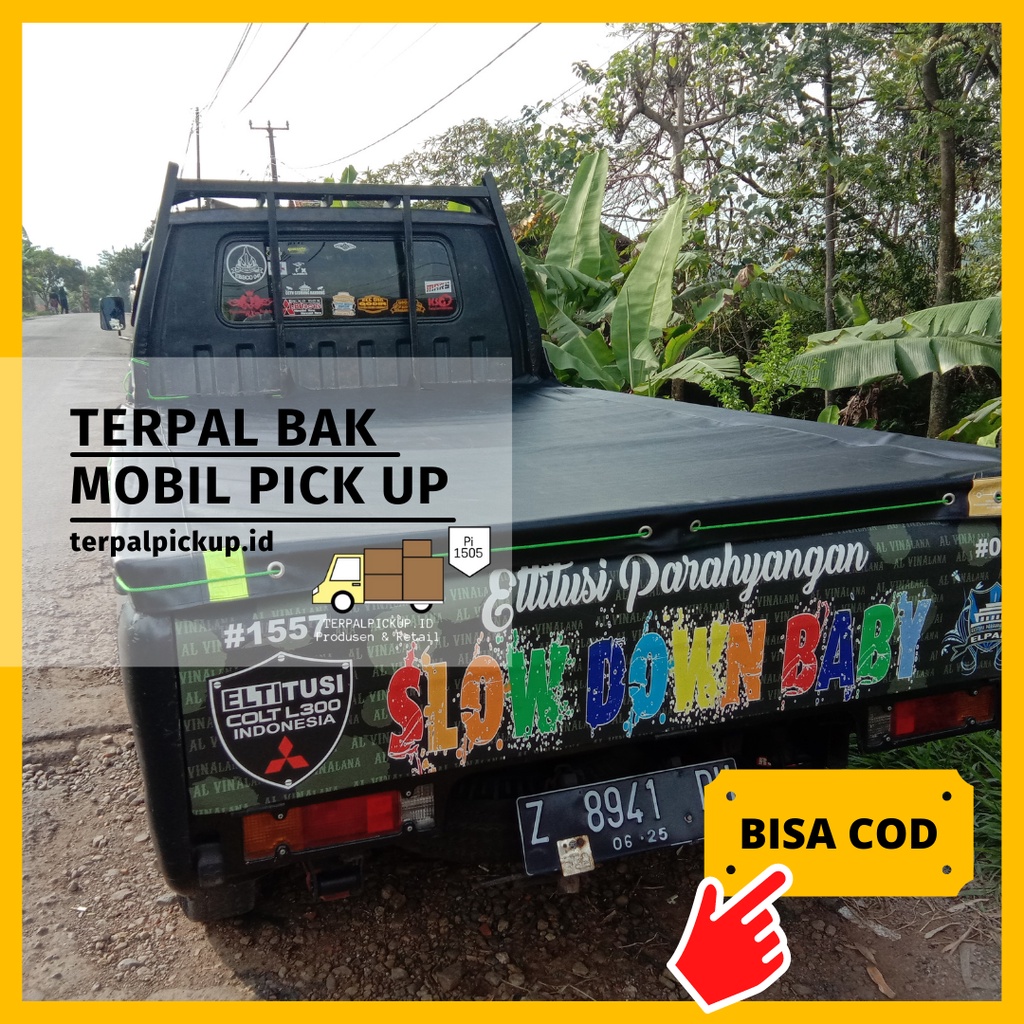 Terpal Cover Mobil Bak Pick Up Variasi Aksesoris Pickup Mitsubishi Colt L300