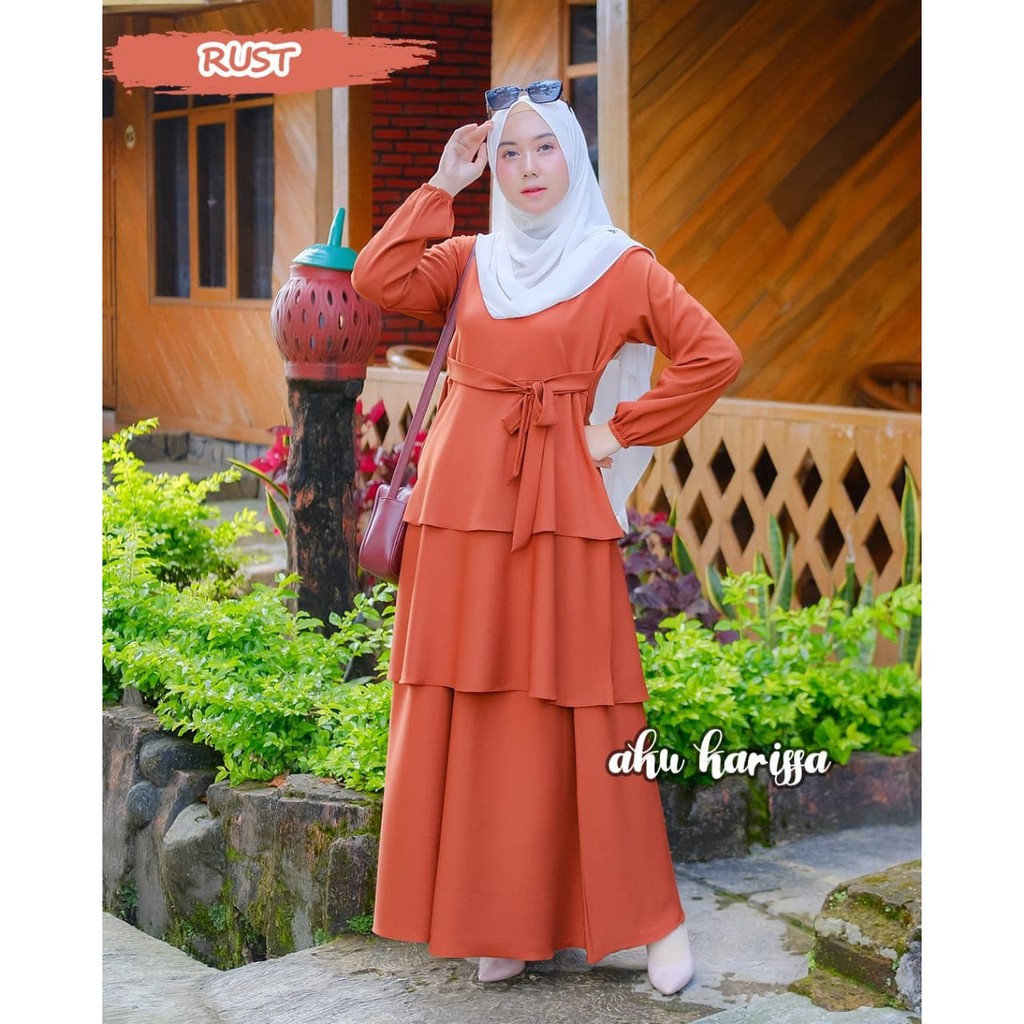 gamis one set by aku karissa/ original aku karissa / gamis