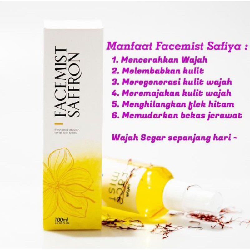 facemist saffron by safiya