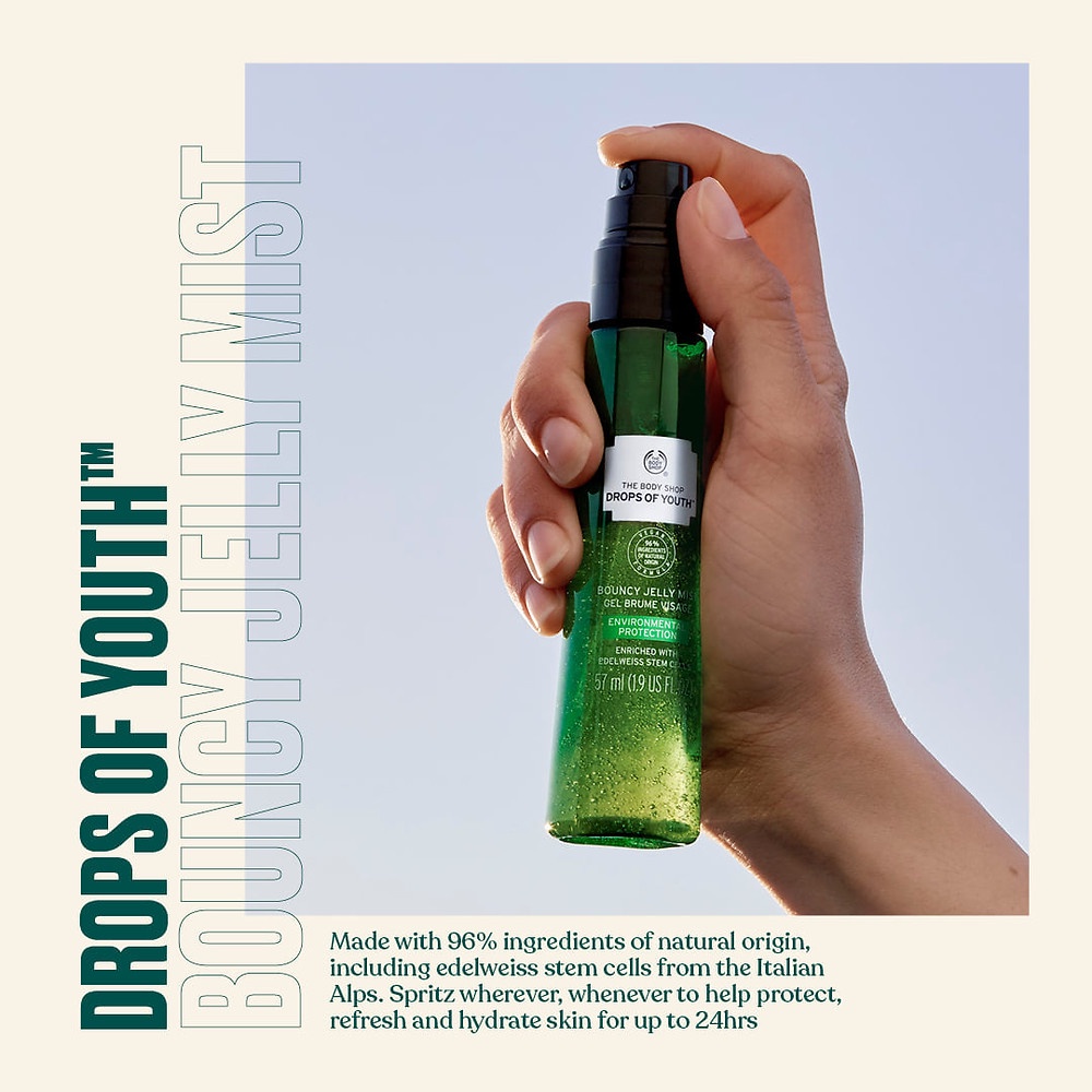 Jual The Body Shop Vitamin E Skin Cooling Gel Mist 57ml / Drops of