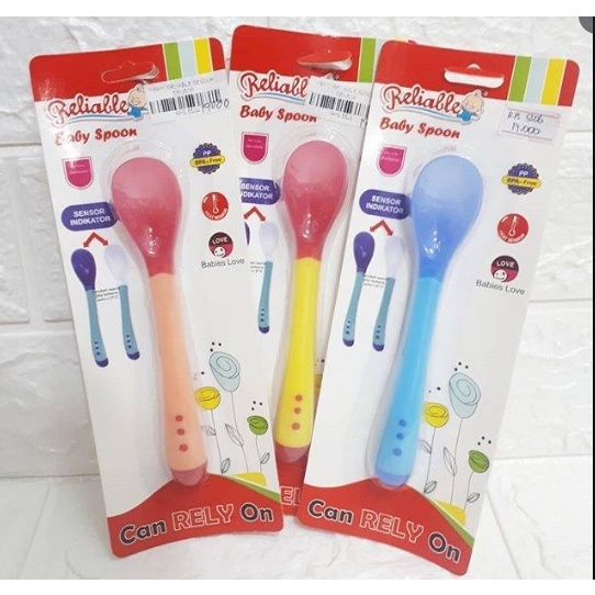 Reliable Baby Spoon Sendok Sensor Indikator Suhu Isi 1 pcs RFS-5506