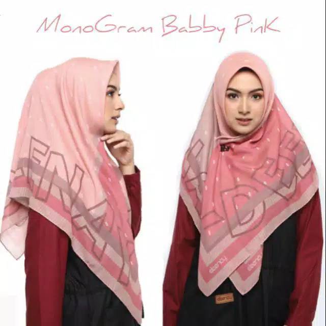 SEGI EMPAT DEENAY KW MONOGRAM BABY PINK