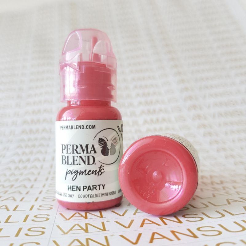 TINTA SULAM BIBIR PERMABLEND - HEN PARTY ORIGINAL MADE IN USA 15ml