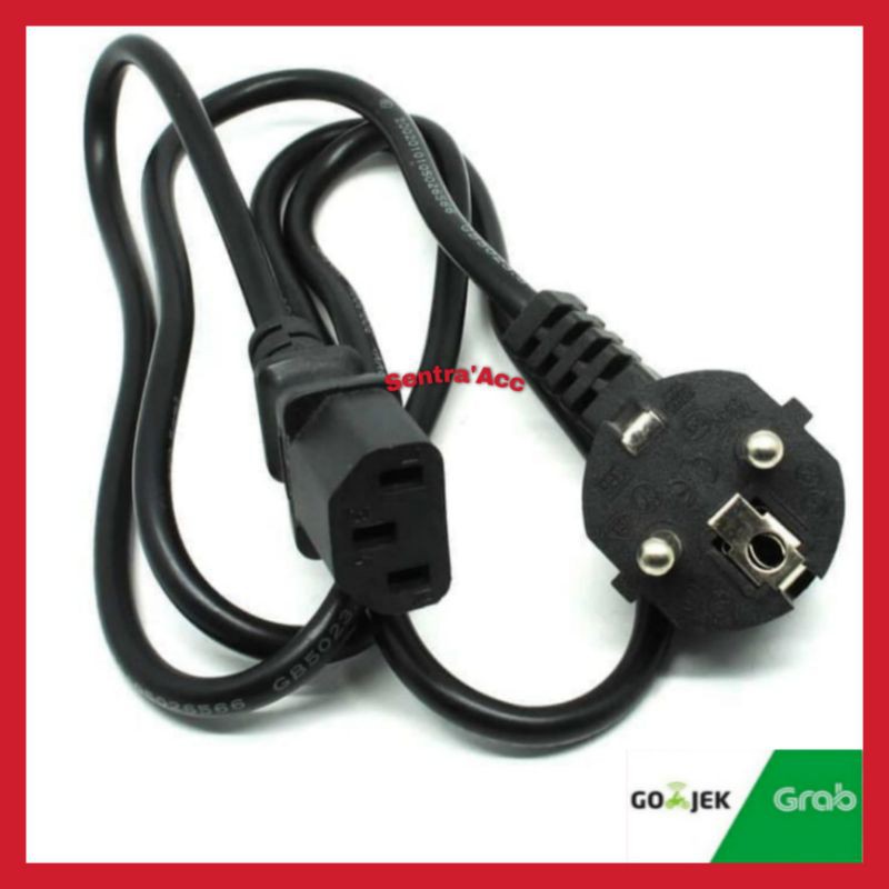 Kabel Cpu / Kabel Power Pc/Komputer Bahan Tebal