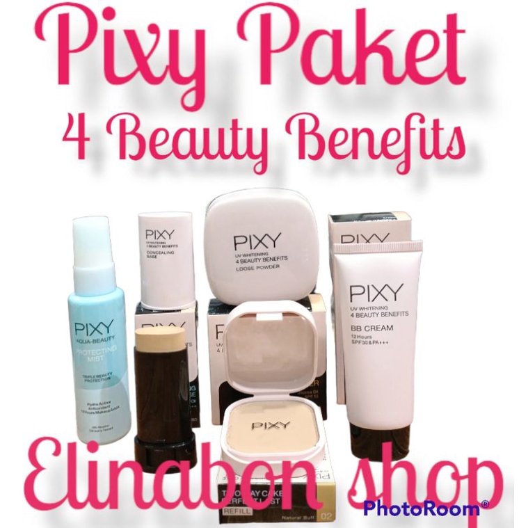 PIXY Paket 4 Beauty Benefits + Pixy Aqua Beauty Protecting Mist