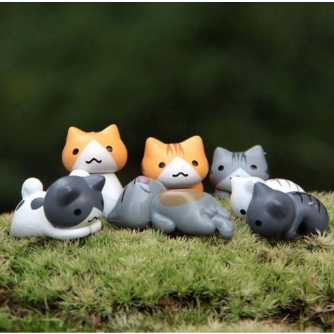 Miniatures - Cartoon Cats #01 (6pcs)