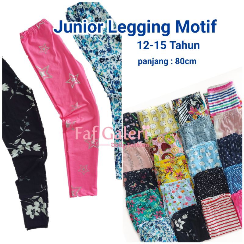 Legging Anak ABG 12-15 Tahun - Celana Legging Panjang Motif Anak Perempuan Remaja