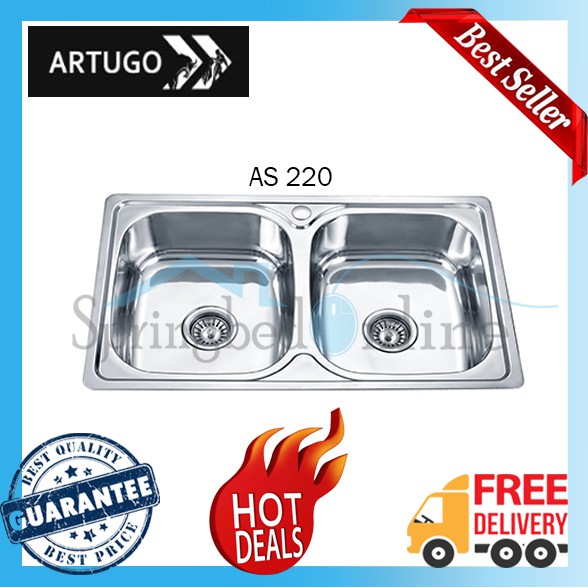 ARTUGO Kitchen Sink Stainless Steel - AS 220