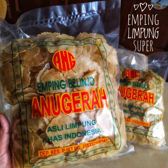

Emping Super Asli Limpung 500gr