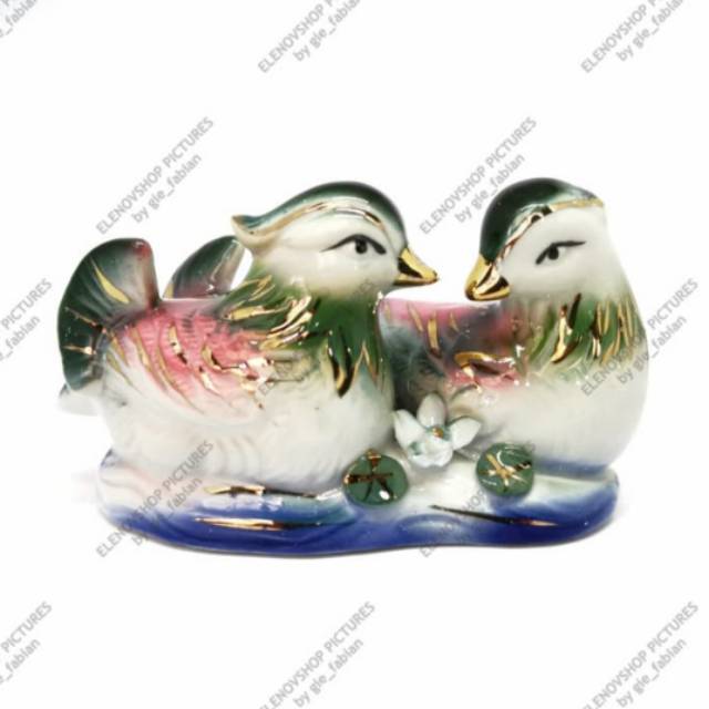 Sepasang Bebek Mandarin - Bebek Yen Yang - Mandarin Ducks Simbol Cinta Abadi & Keberuntungan