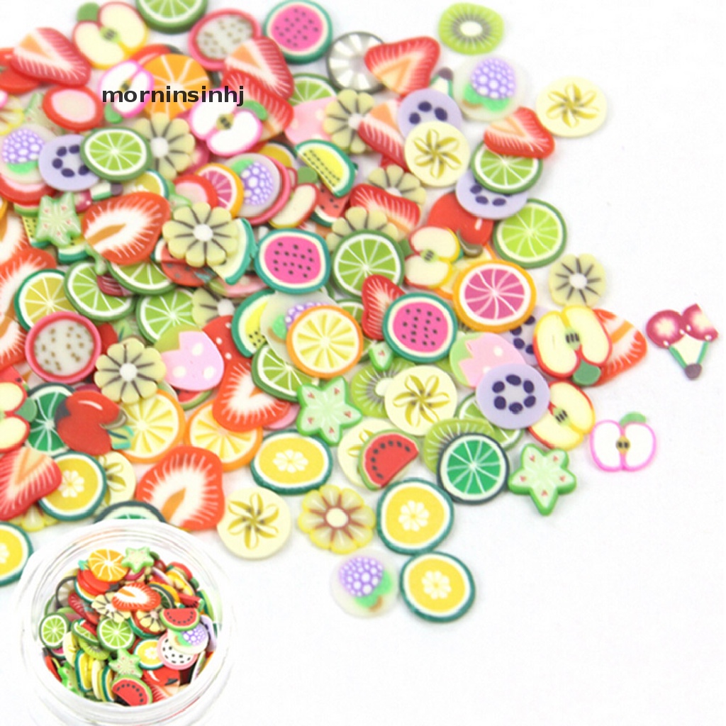 Mornin 1000pcs Stiker Polymer Clay 3d Untuk Nail Art