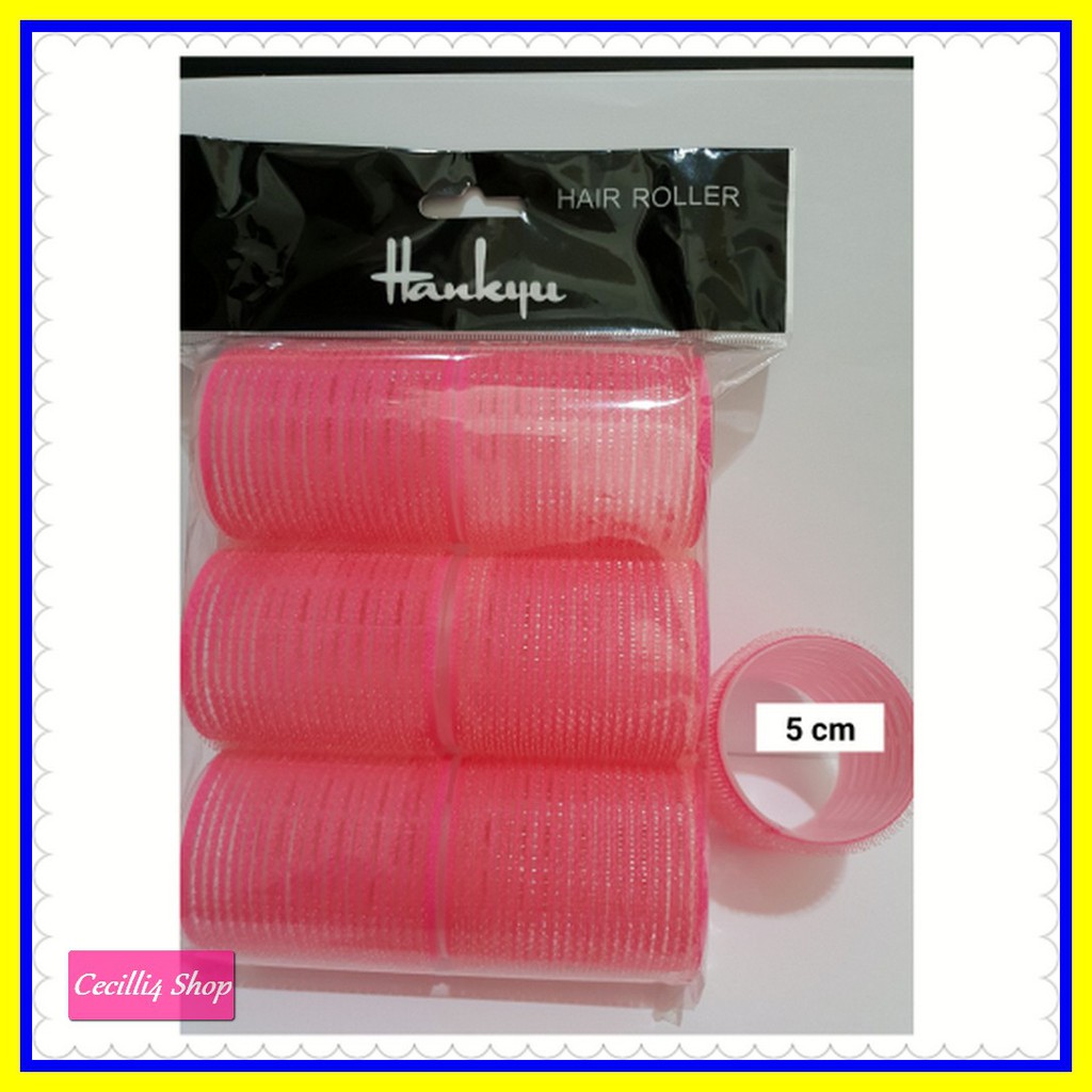[HOT SALE] Roll Rambut Hair Roller Candy 5 Cm Isi 6