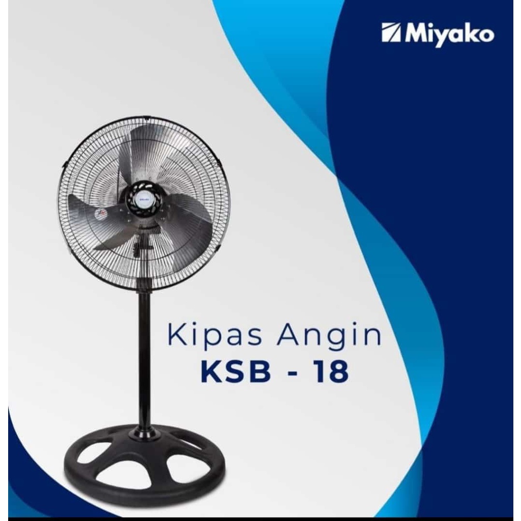 Kipas Angin Miyako KSB - 18 Kipas Beridir / Stand Fan