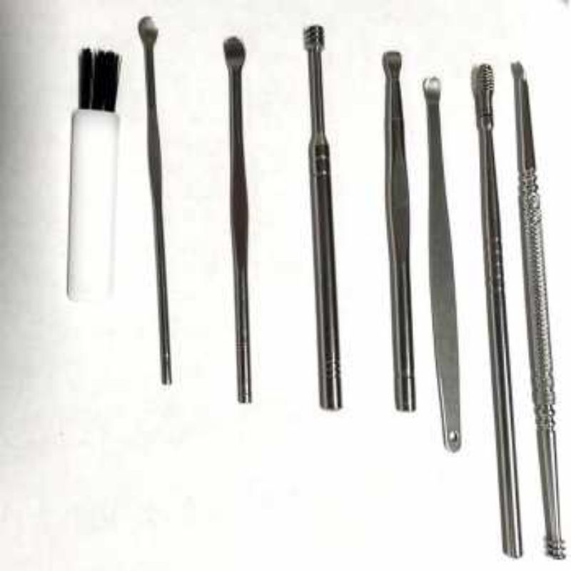 Korek kuping pembersih telinga 8pcs & 1pcs Ear Wax Picker