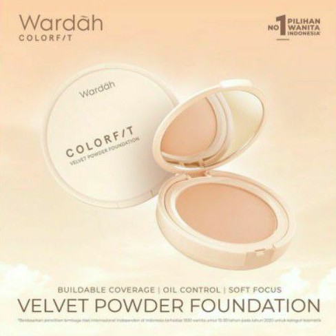 WARDAH COLORFIT VELVET POWDER FOUNDATION