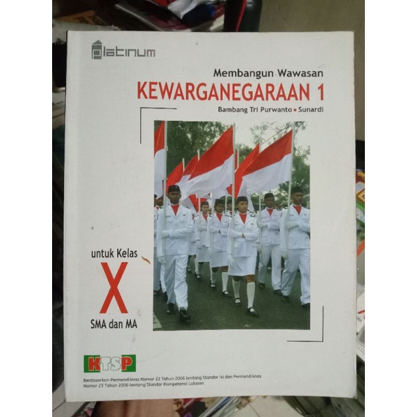 Membangun Wawasan Kewarganegaraan X SMA.