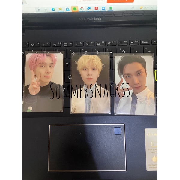PHOTOCARD HENDERY KIHNO DEPARTURE & PHOTOCARD KOLBUK NCT 2020 RESONANCE TEN HENDERY