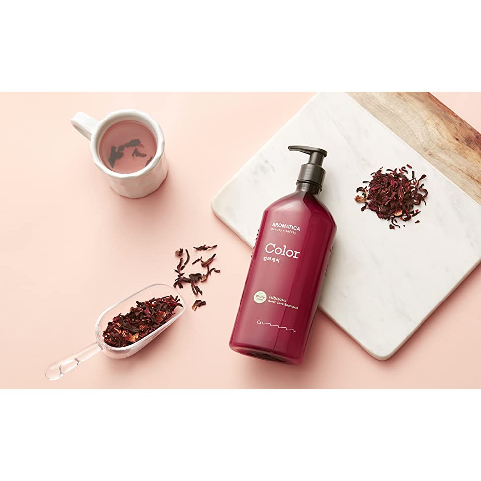 JUAL SHAMPOO Aromatica // Aromatica  Shampoo // Aromatica Hibiscus Color Care Shampoo