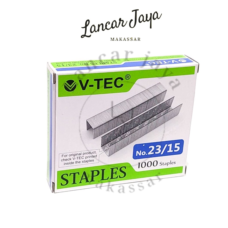 

Refill Heavy Duty Stapler Isi Staples V-TEC NECES 23/15