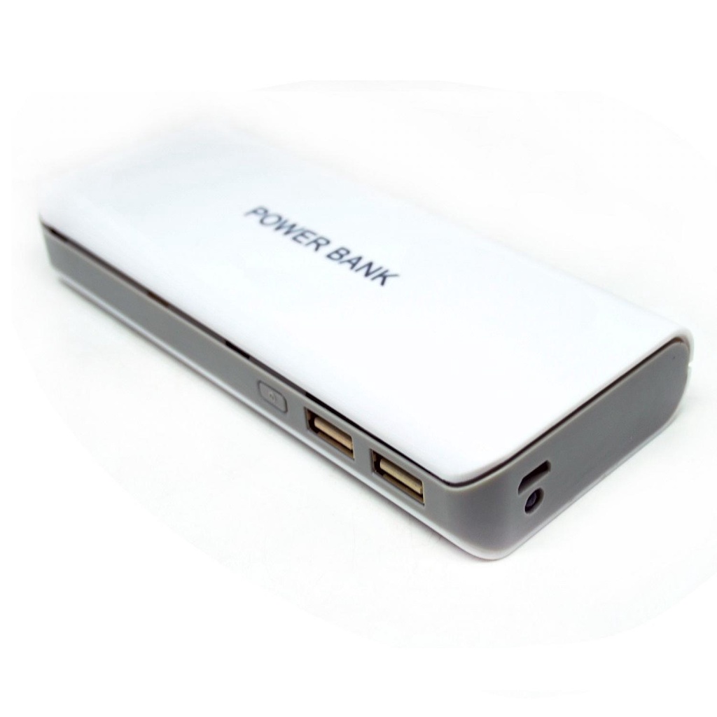 Case Power Bank untuk 5 PCS 18650 - C12-Putih