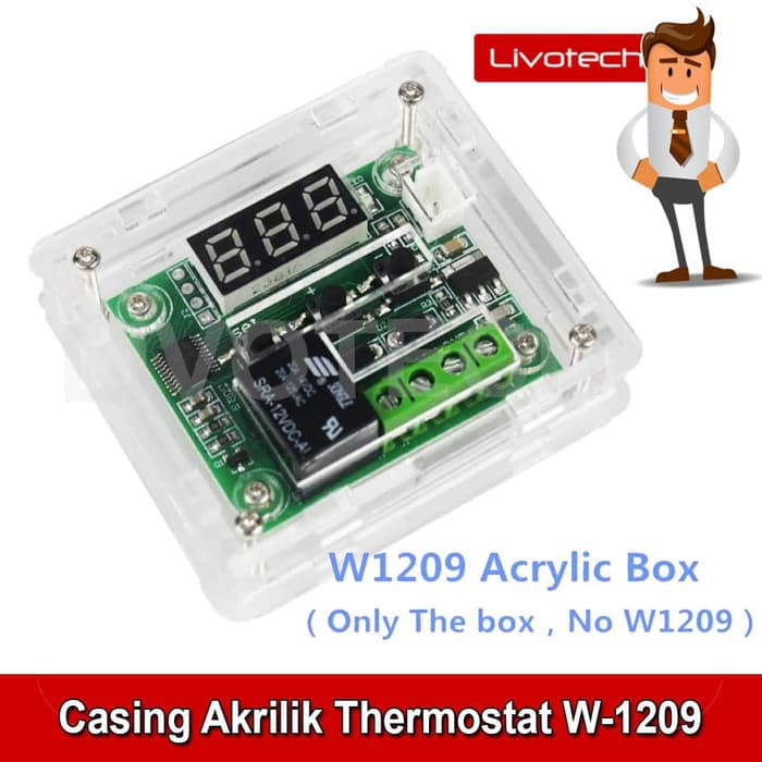 

Diskon Casing Thermostat W-1209 Clear Bening Akrilik Box Acrylic Case Shell Murah
