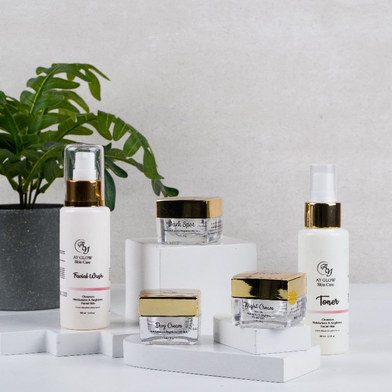 AY GLOW SKINCARE brightening gold series