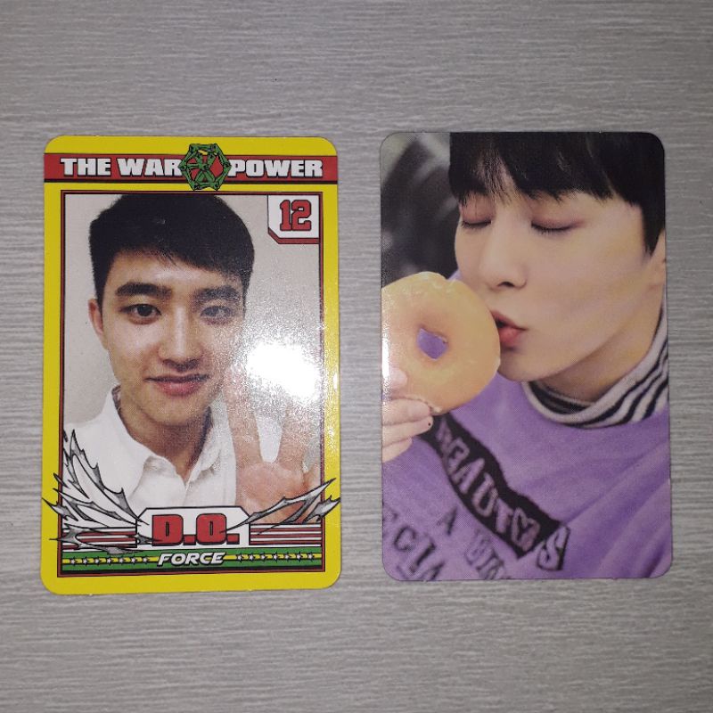 Photocard Official D.O power dan Xiumin Universe